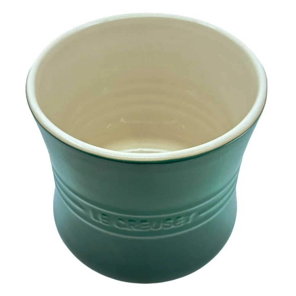 Le Creuset Artichaut Green Large Utensil Crock 2.3L / 2.38 Qt Stoneware 2102